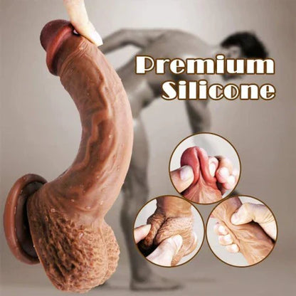Penis Dildo 10" Inch Flexible (Pure silicone)