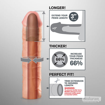 Fantasy X-Tensions Mega 3 Extender Sleeve